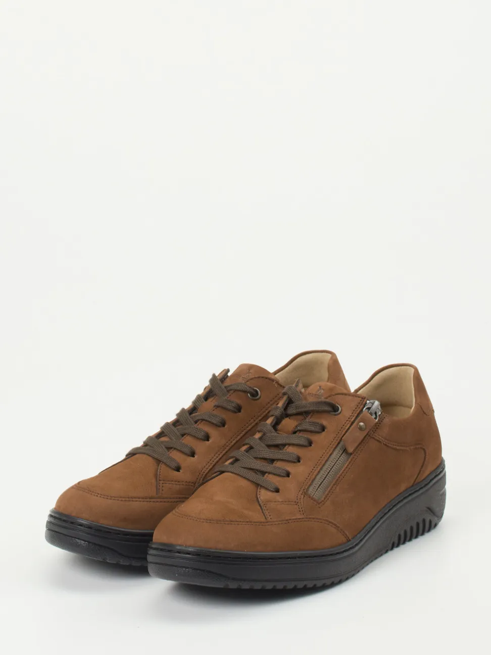 Hartjes – Komfort-Sneaker aus Nubukleder braun