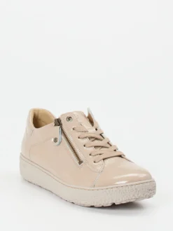 Hartjes – Komfort-Sneaker aus Lackleder Beige