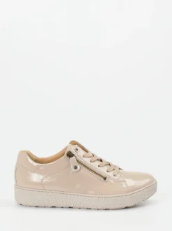 Hartjes – Komfort-Sneaker aus Lackleder Beige