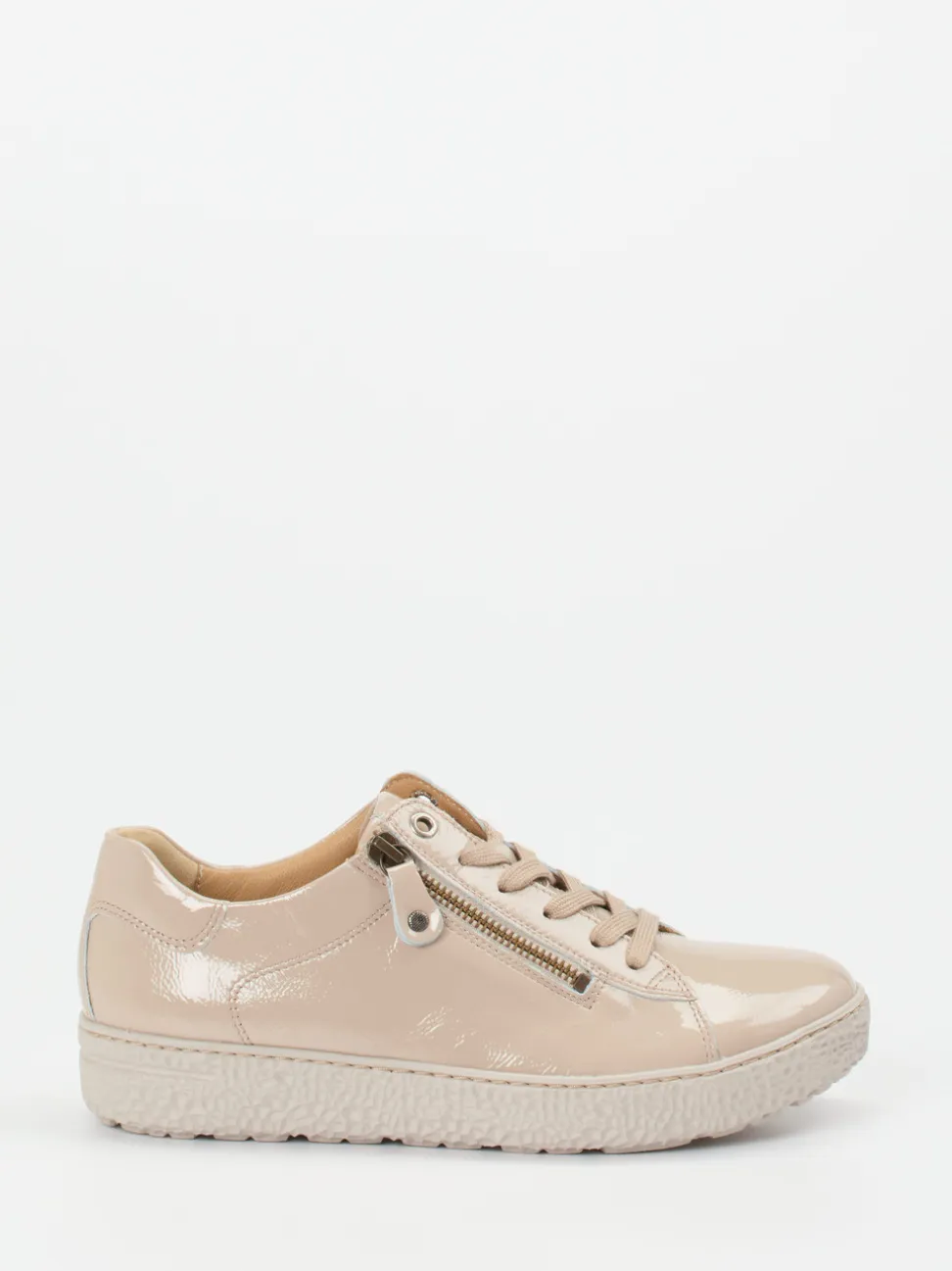 Hartjes – Komfort-Sneaker aus Lackleder Beige