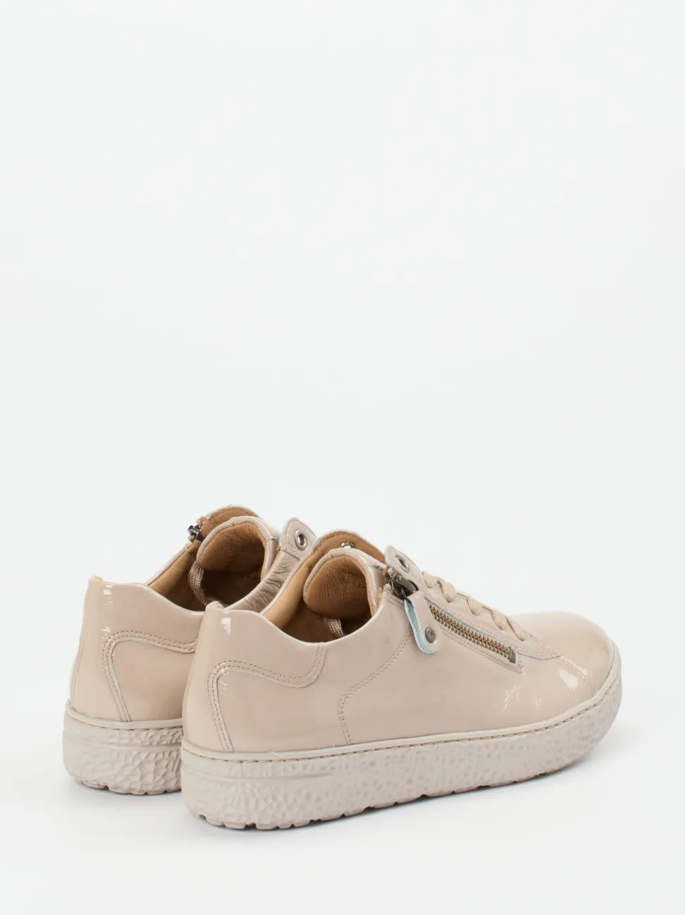 Hartjes – Komfort-Sneaker aus Lackleder Beige