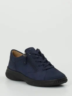 Hartjes – Komfort-Sneaker aus Nubukleder marineblau