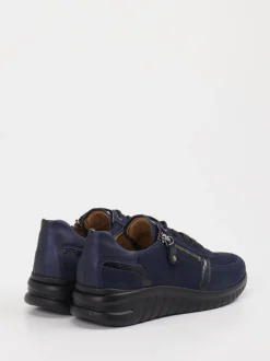 Hartjes – Komfort-Sneaker aus Veloursleder dunkelblau