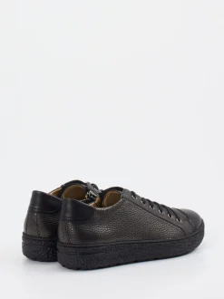 Hartjes – Komfort-Sneaker aus geprägtem Leder grau