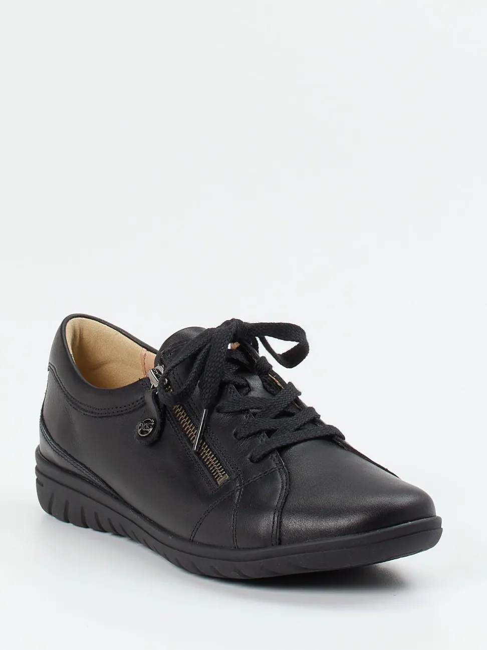 Hartjes – Komfort-Sneaker aus Kalbleder schwarz