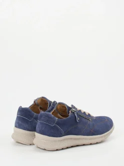 Hartjes – Komfort-Sneaker aus Veloursleder blau