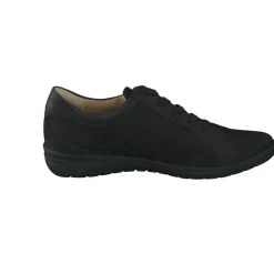 Hartjes – Komfort-Sneaker aus Nubukleder schwarz