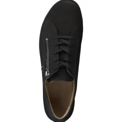 Hartjes – Komfort-Sneaker aus Nubukleder schwarz