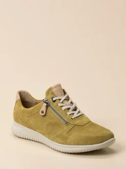 Hartjes – Komfort-Sneaker aus Veloursleder grün