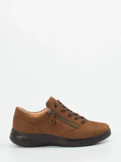 Hartjes – Komfort-Sneaker aus Nubukleder braun