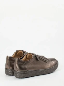 Hartjes – Komfort-Sneaker aus Metallicleder bronzefarben
