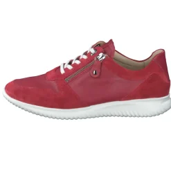 Hartjes – Komfort-Sneaker aus Veloursleder rot