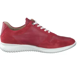 Hartjes – Komfort-Sneaker aus Veloursleder rot