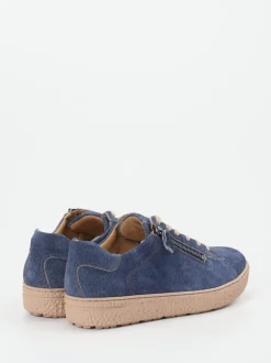Hartjes – Komfort-Sneaker aus Veloursleder jeansblau