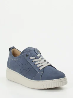Hartjes – Komfort-Sneaker aus Nubukleder blau