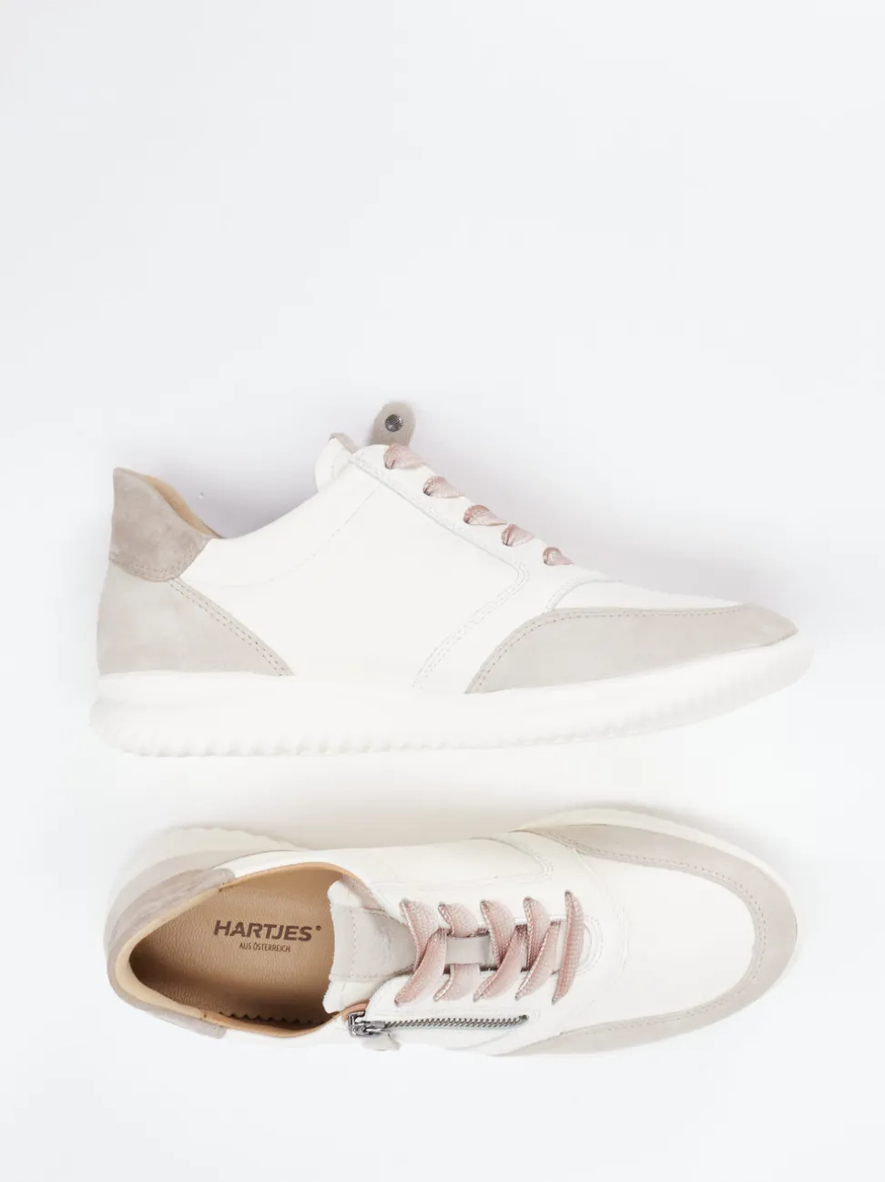 Hartjes – Komfortsneaker aus Kalbleder beige