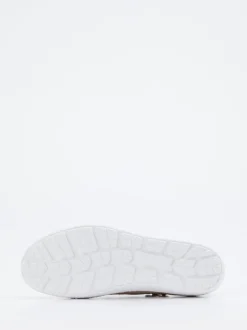 Hartjes – Sneaker aus geprägtem Leder Champagner