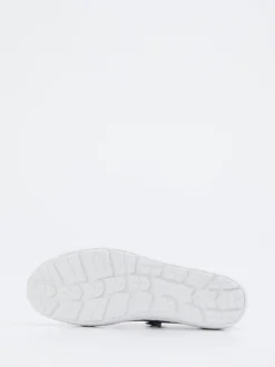 Hartjes – Sneaker aus geprägtem Leder jeansblau