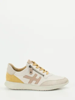 Hartjes – Sneaker aus Kalbleder in Soft-Neutrals