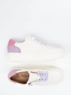 Hartjes – Sneaker aus Kalbleder in Cremeweiß