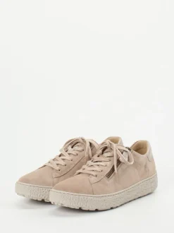 Hartjes – Sneaker aus Veloursleder beige