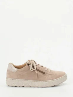 Hartjes – Sneaker aus Veloursleder beige
