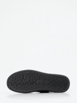 Hartjes – Sneaker aus Veloursleder und Lackleder schwarz