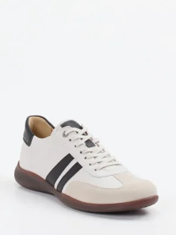 Hartjes – Sneaker aus Velours- und Glattleder Offwhite