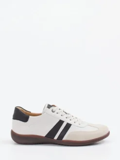 Hartjes – Sneaker aus Velours- und Glattleder Offwhite