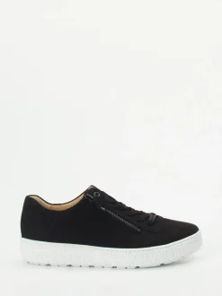 Hartjes – Sneaker aus Veloursleder Schwarz