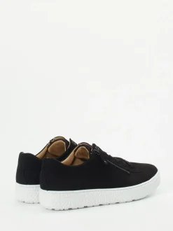 Hartjes – Sneaker aus Veloursleder Schwarz
