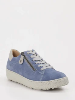 Hartjes – Sneaker aus Veloursleder jeansblau