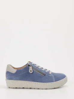 Hartjes – Sneaker aus Veloursleder jeansblau