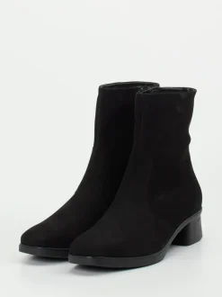 Hartjes – Stiefelette aus Nubukleder in Schwarz