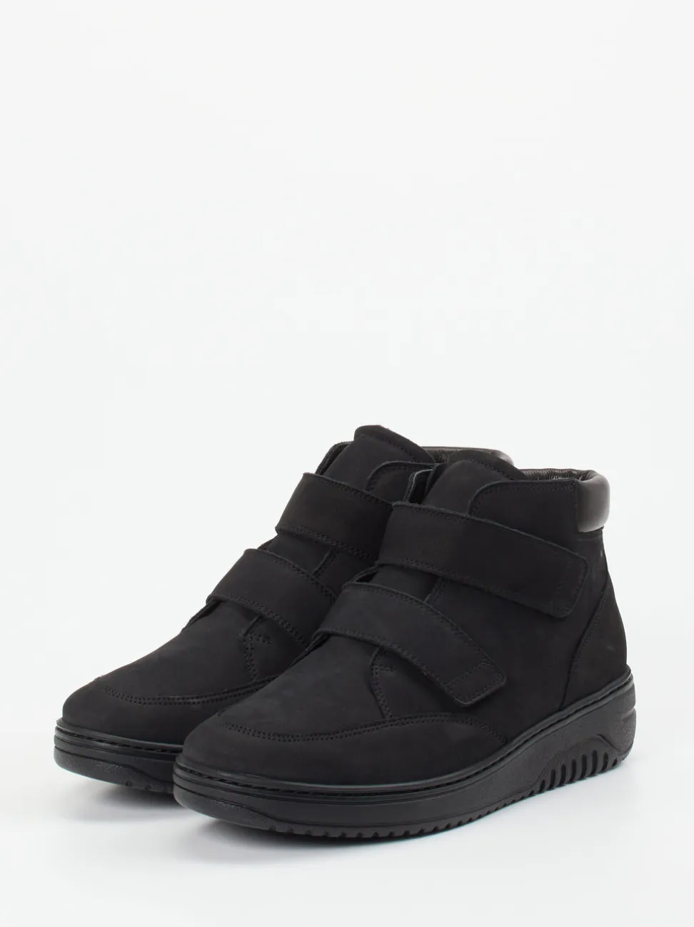 Hartjes – Stiefelette aus Nubukleder schwarz