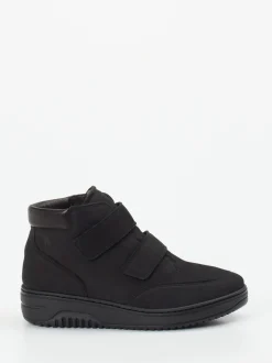 Hartjes – Stiefelette aus Nubukleder schwarz