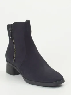 Hartjes – Stiefeletten aus Nubukleder in Dunkelblau