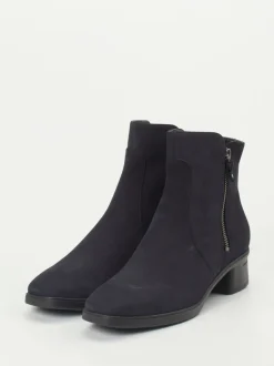 Hartjes – Stiefeletten aus Nubukleder in Dunkelblau