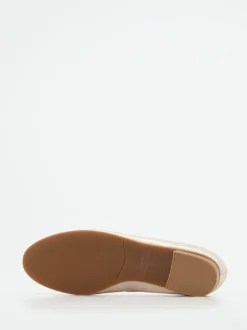 Hassia – Ballerinas aus Metallicleder champagner-beige