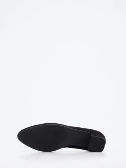 Hassia – Blockabsatz-Pumps aus Veloursleder Schwarz