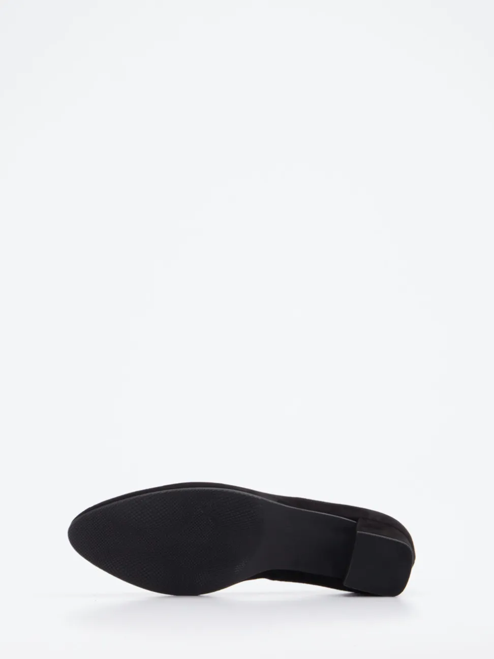Hassia – Blockabsatz-Pumps aus Veloursleder Schwarz
