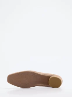 Hassia – Blockabsatz-Pumps aus Veloursleder beige