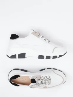 Hassia – Chunky Sneaker aus Kalbleder Offwhite