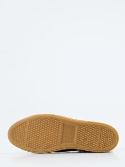 Hassia – High-Top-Sneaker aus Veloursleder cognac