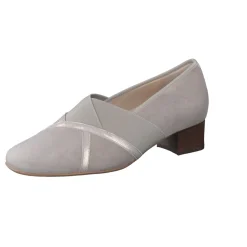 Hassia – Komfortpumps aus Veloursleder beige