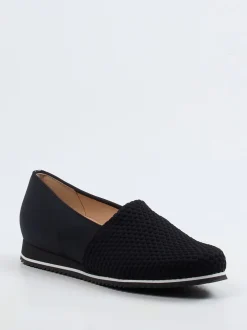 Hassia – Komfort-Slipper aus Textil in Schwarz