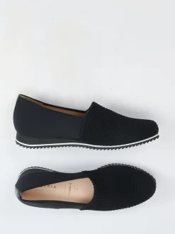 Hassia – Komfort-Slipper aus Textil in Schwarz