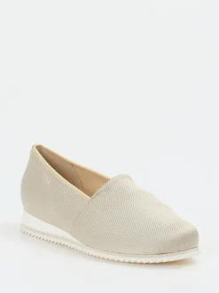 Hassia – Komfort-Slipper aus Textil beige
