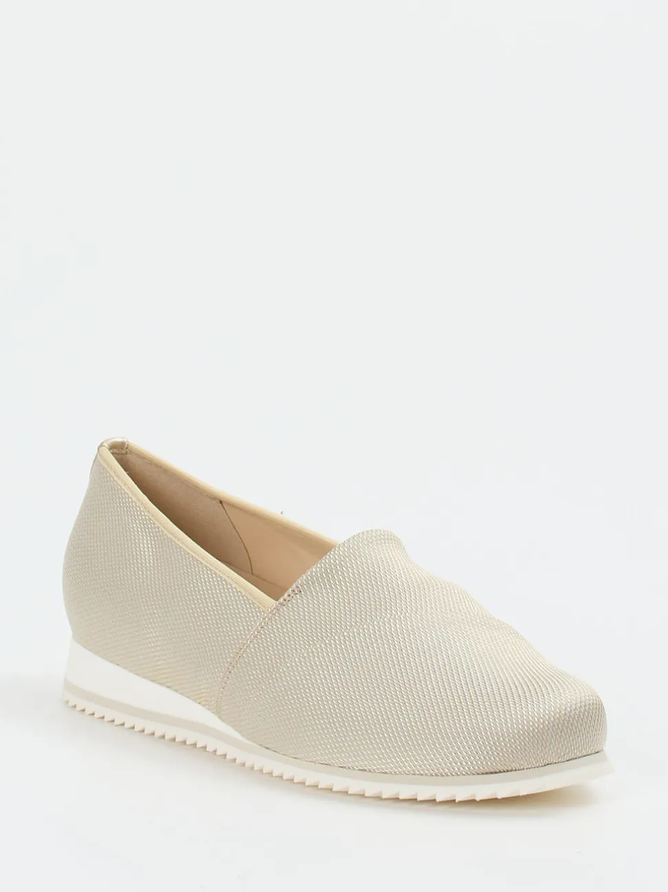 Hassia – Komfort-Slipper aus Textil beige
