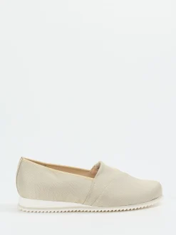 Hassia – Komfort-Slipper aus Textil beige